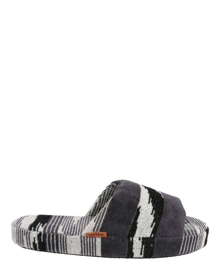 Missoni Striped Bath Slippers