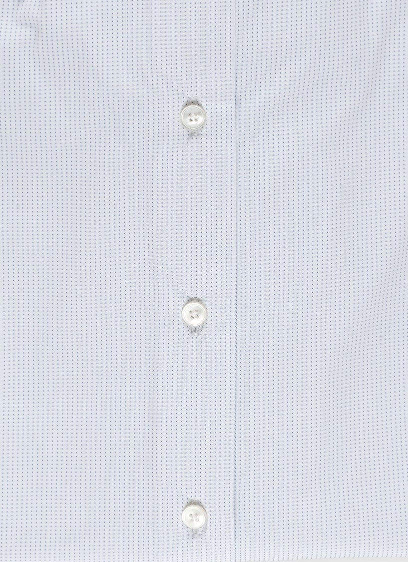 Xacus White Polka Dots Active Casual Shirt