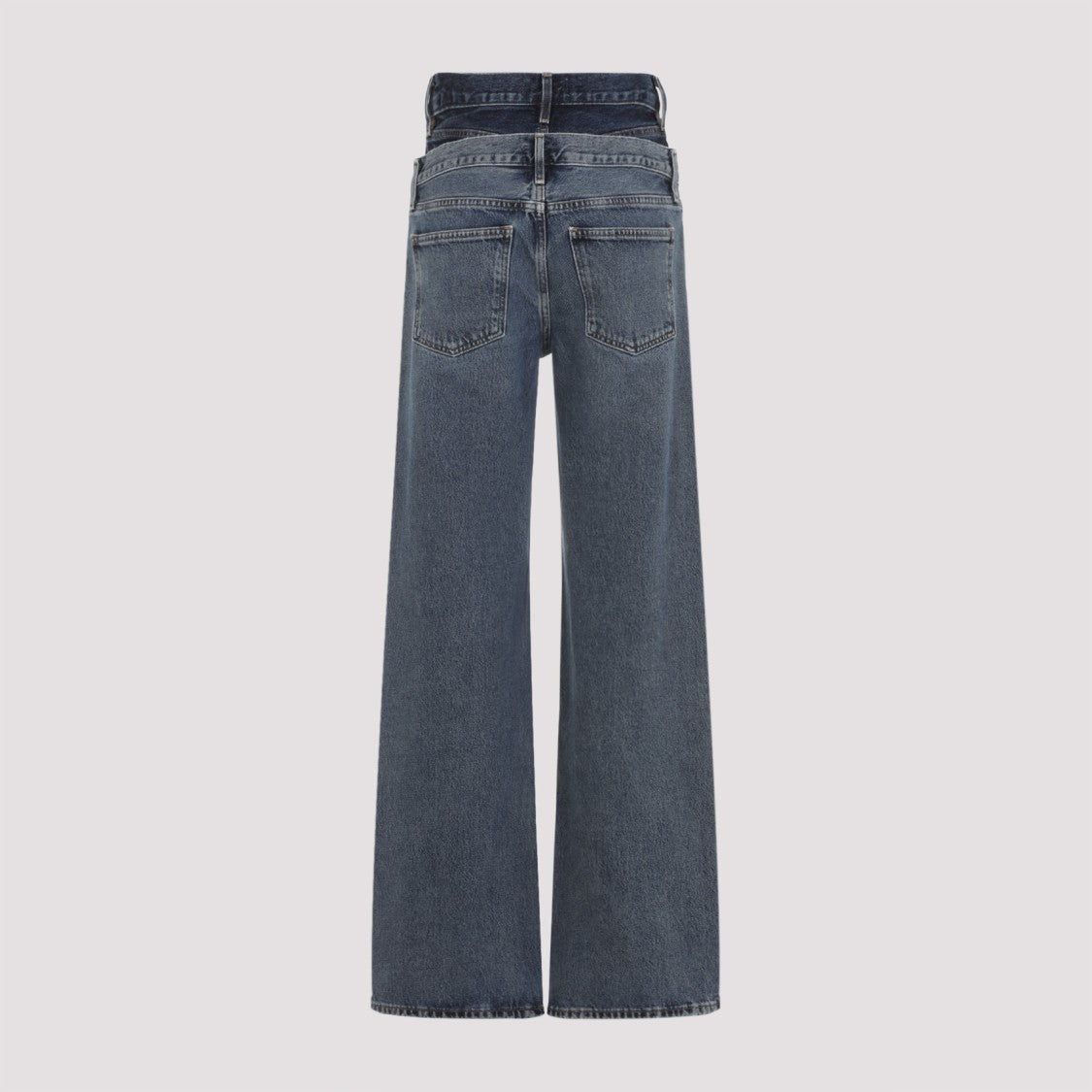 Agolde Elson Blue Cotton Jeans