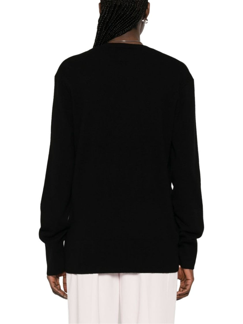 Totême Cashmere Oversized Deep V-Neck Sweater