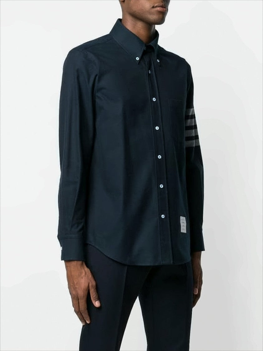 Thom Browne Structured Long-Sleeve Button-Down Shirt