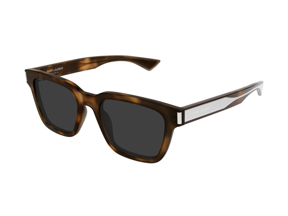 Saint Laurent Sl 790 Translucent Tortoiseshell Square Sunglasses