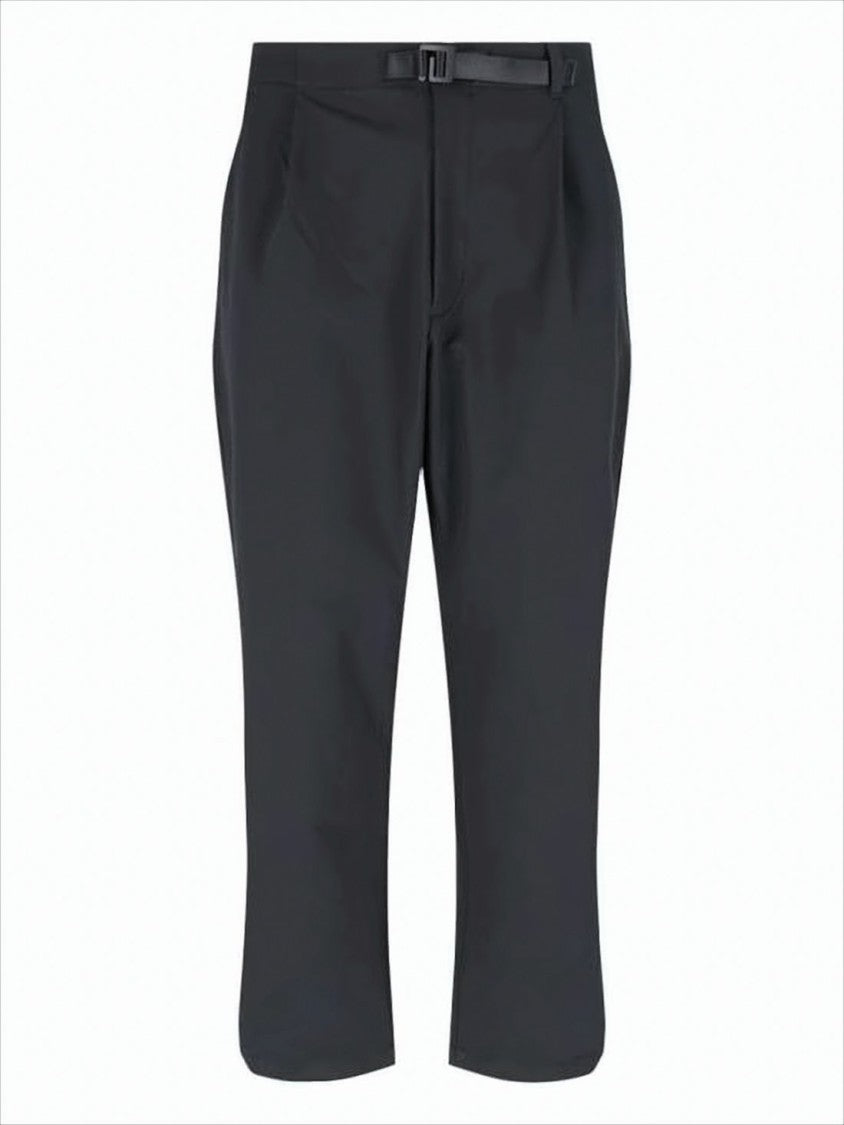 Goldwin Tailored Straight Pants With Subtle Belt Detail