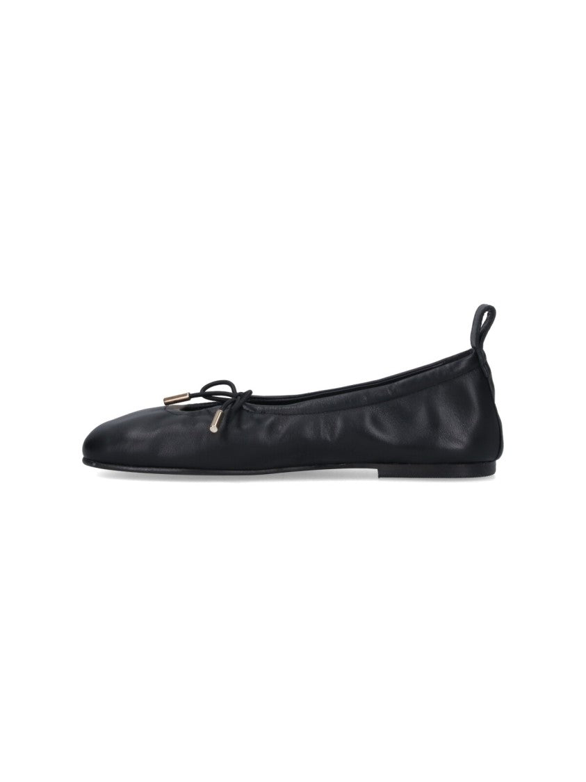Alohas Black Rosalind Leather Flats