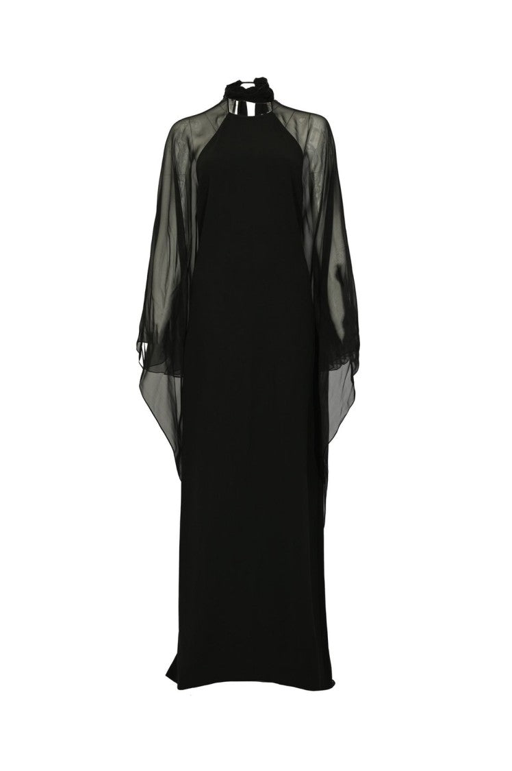Alberta Ferretti Sleek Black Maxi Dress