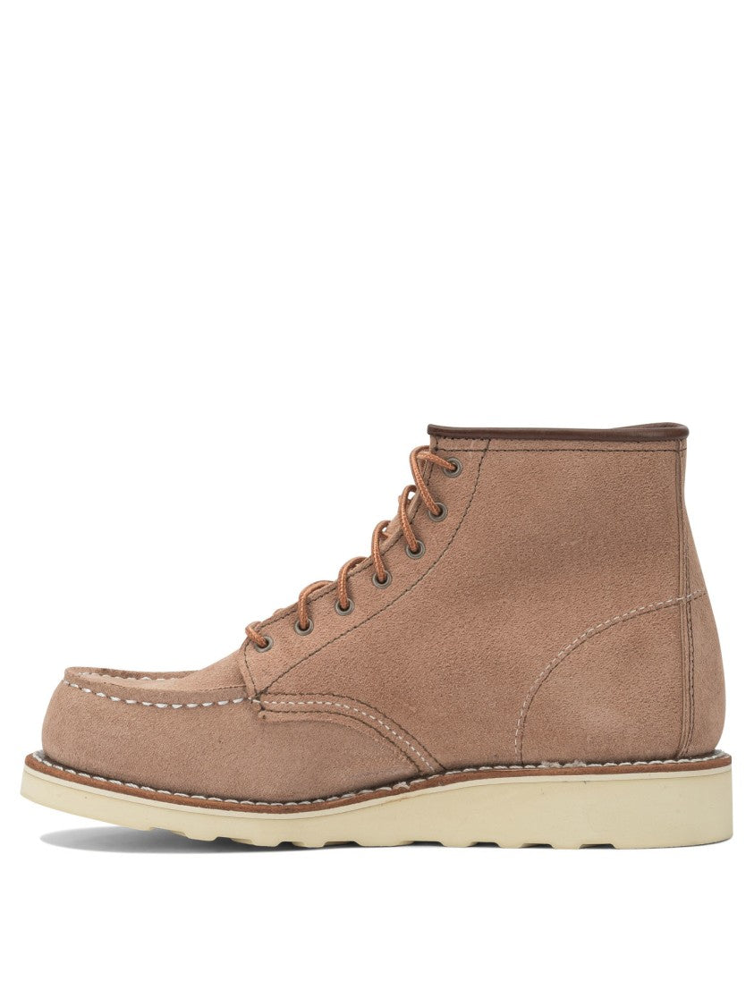 Red Wing 6'' Moc Toe 3319 Dusty Rose Abilene Lace-Up Ankle Boots