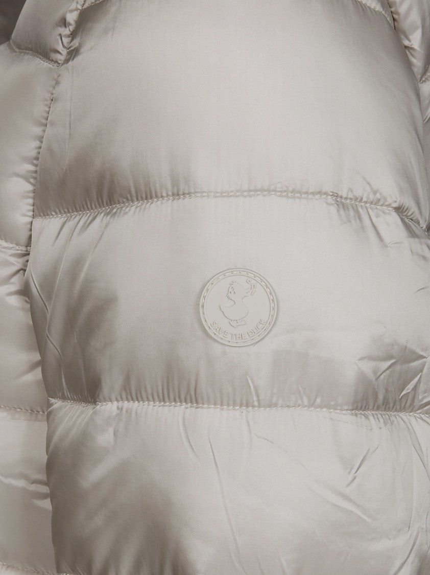 Save The Duck Padded High-Collar Jacket With Quilted Texture