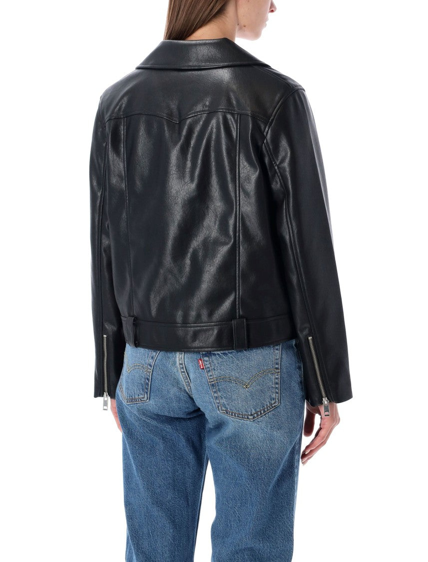 Levi's Levi’S Kendal Black Eco-Leather Moto Jacket