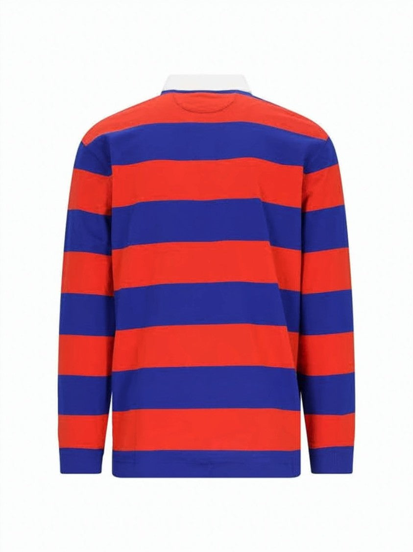 Polo Ralph Lauren Iconic Rugby Shirt With Bold Stripes And Classic Collar