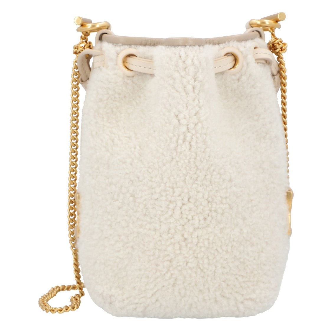 Chloé Marcie Micro Bucket Bag Beige