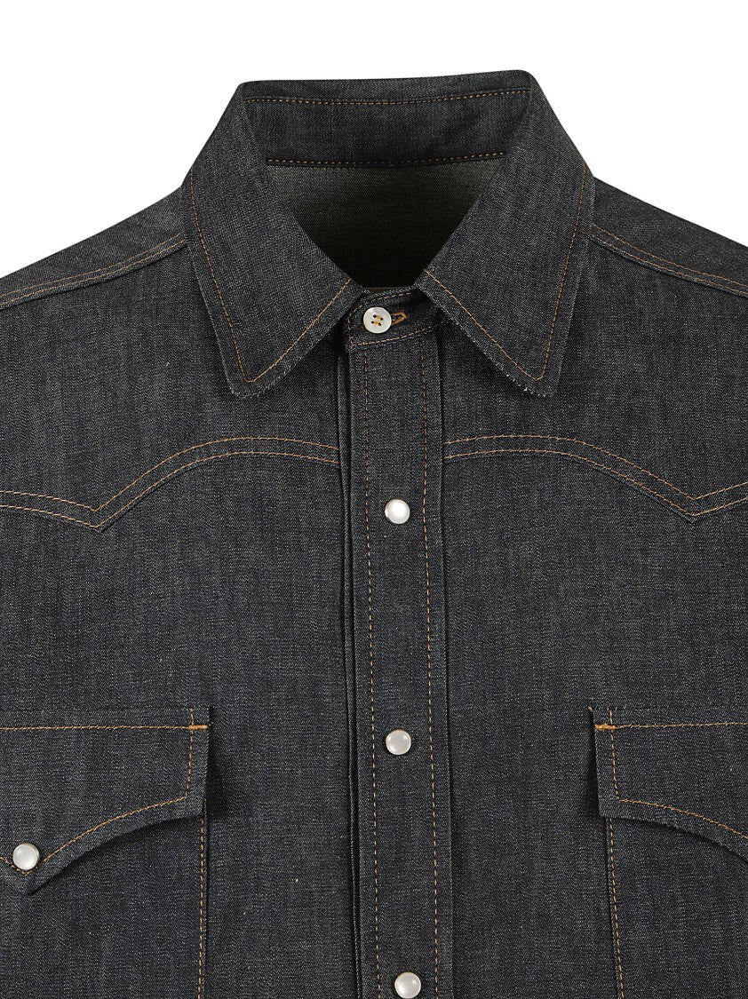 Maison Margiela Classic Western-Style Shirt With Structured Collar