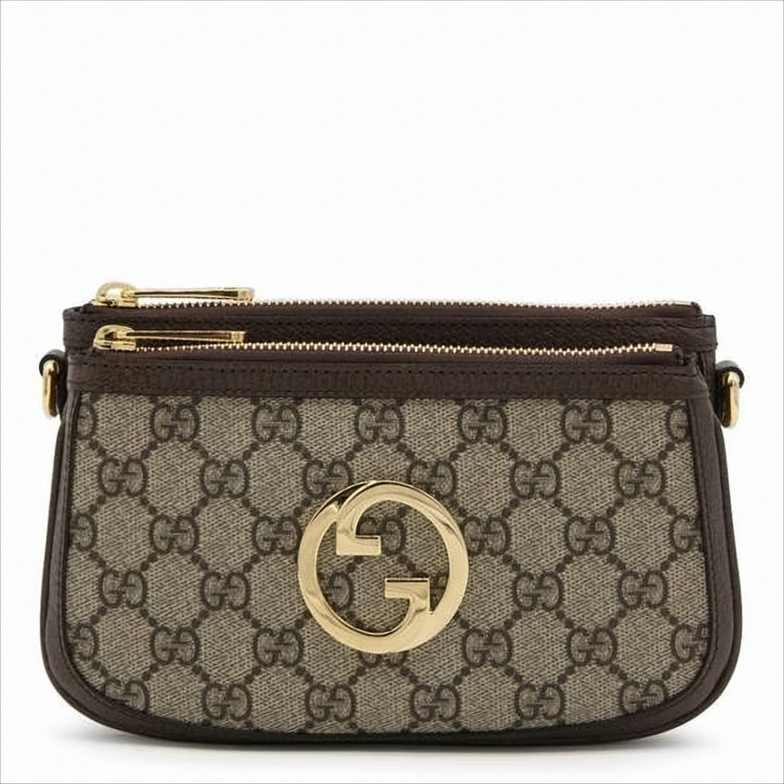 Gucci Compact Monogram Shoulder Bag
