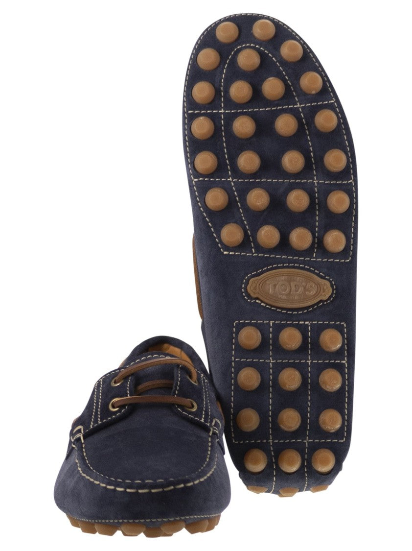 Tod's Rubber Bubble Suede Boat