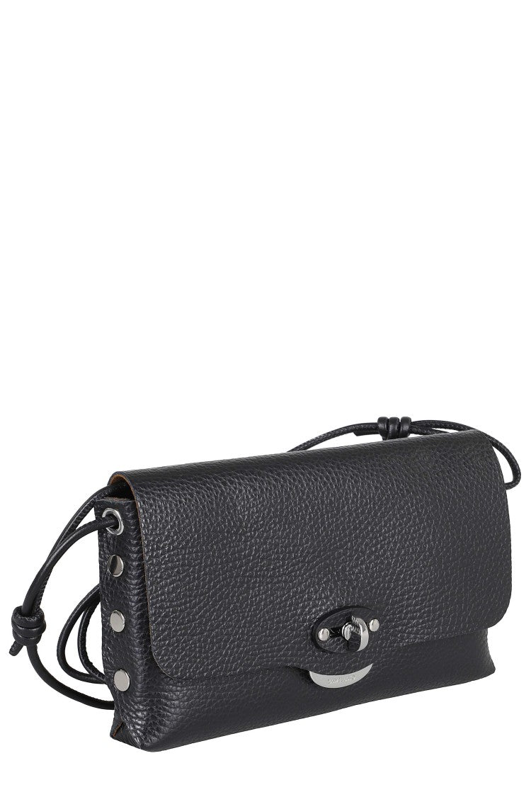 Zanellato Black Leather Shoulder Bag