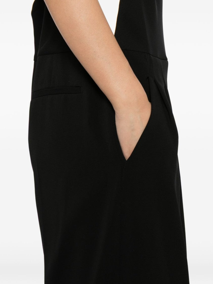 Tom Ford Plunging V-Neck Black Maxi Dress