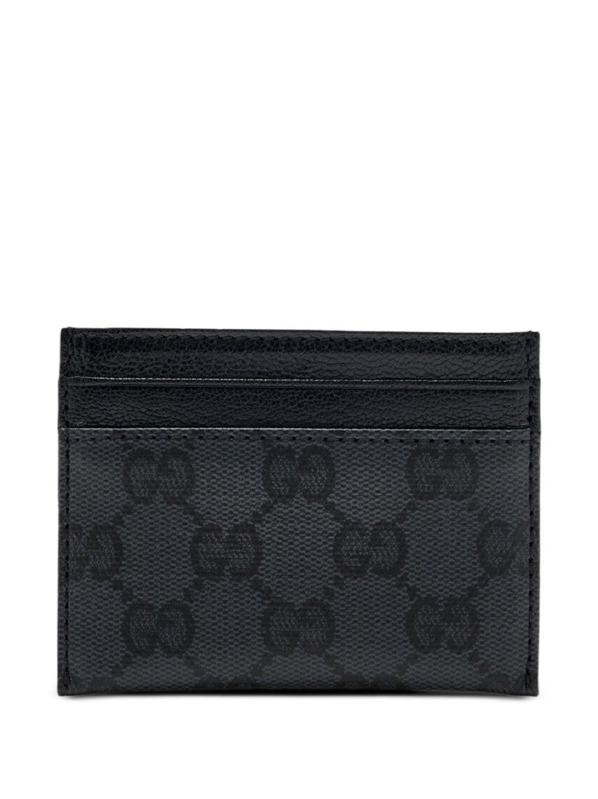 Gucci Interlocking Pattern Textured Fabric Wallet