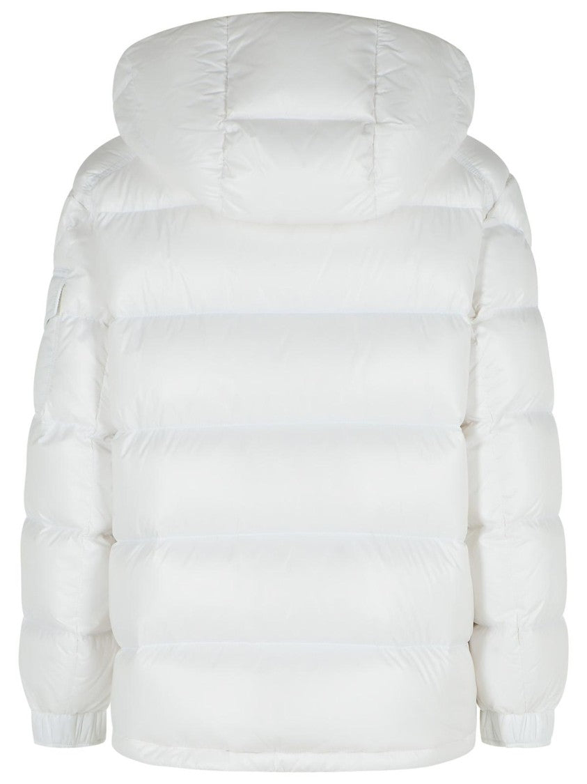 Moncler 'Maire' White Polyamide Down Jacket