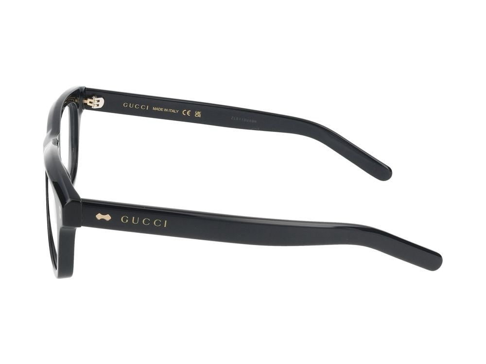Gucci Eyeglasses Gg1526o 001 Black Black Transparent 52/18/145