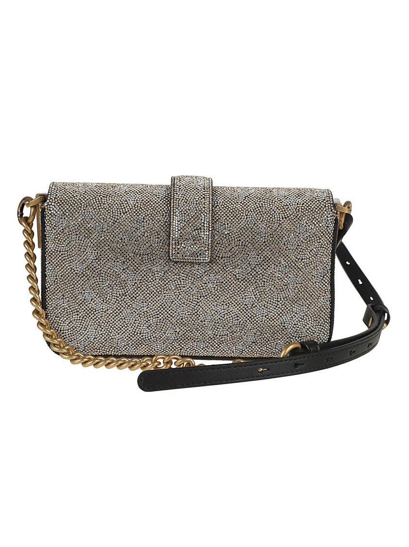 Pinko Love One Slouchy Baby Monogram Bag