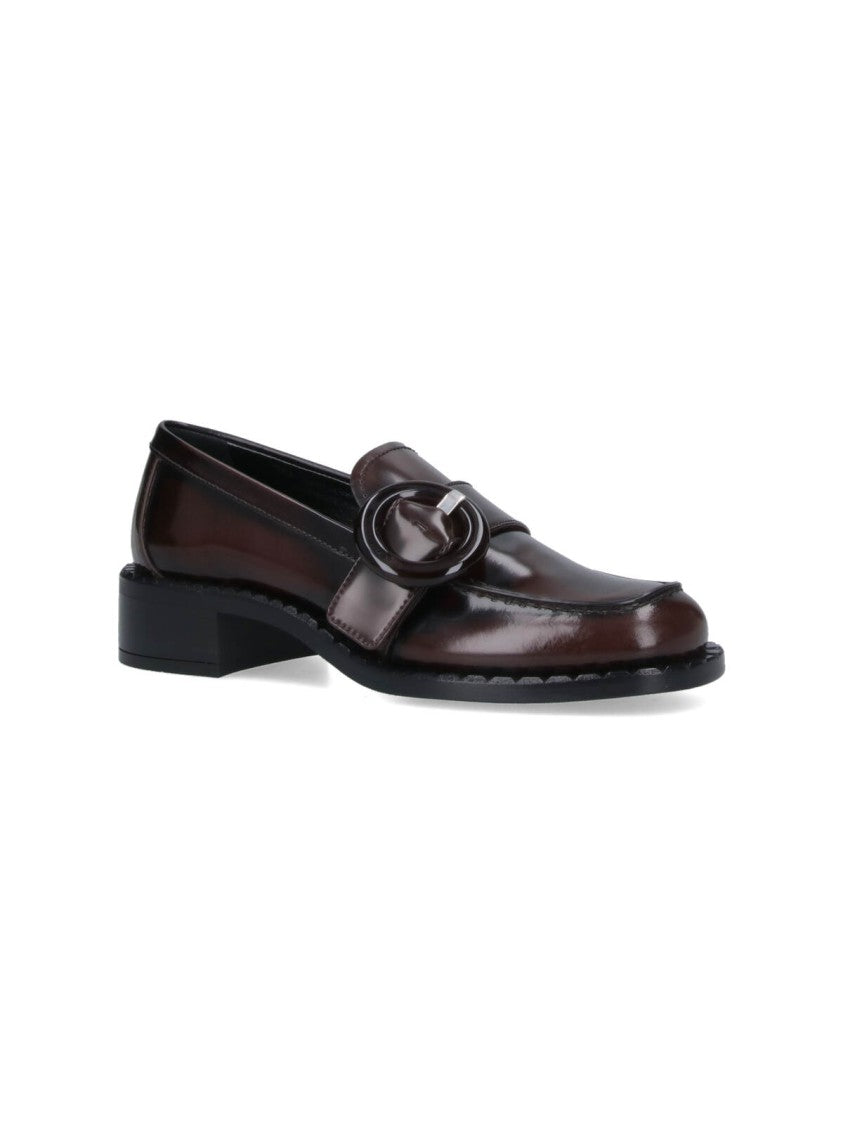 Prada Calfskin Loafers – Brown
