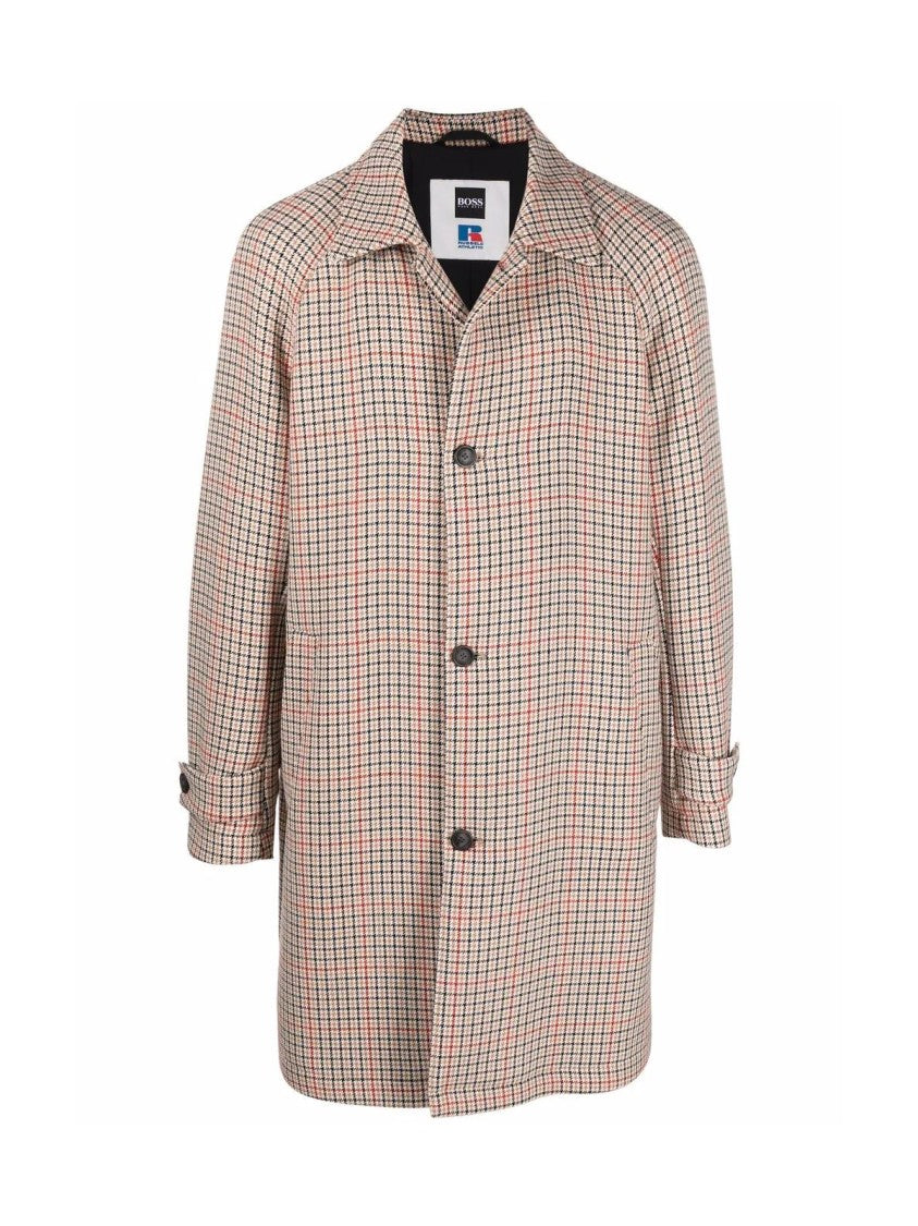 Hugo Boss Athletic Dejam Houndstooth Coat