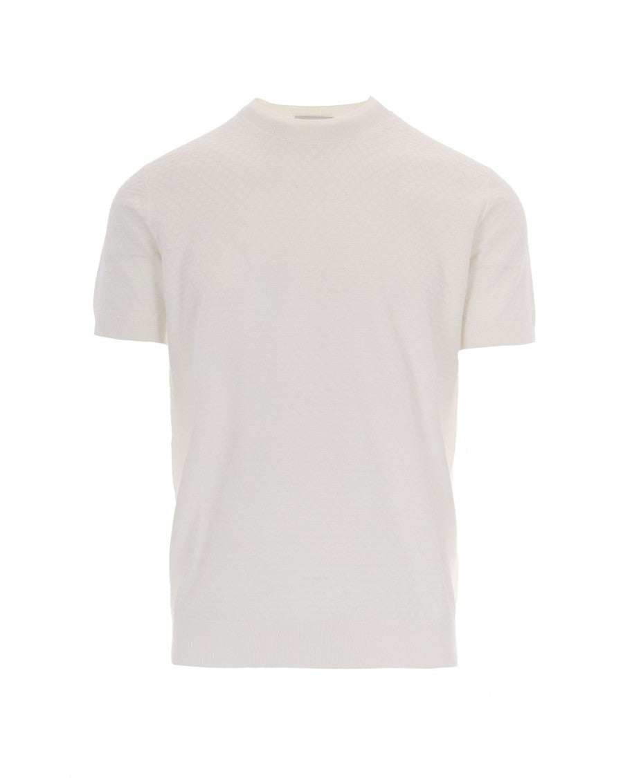 Paolo Pecora Paolo Pecora White Knit T-Shirt