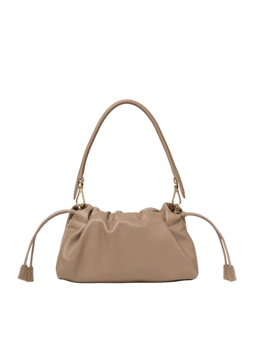 Fendi Nappa Leather Baguette Soft Shoulder Bag