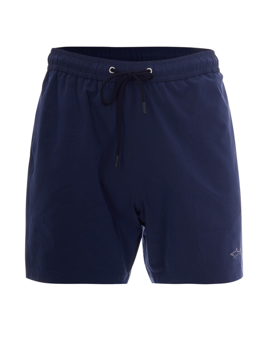 Paul & Shark Blue Technical Fabric Slim Swim Short