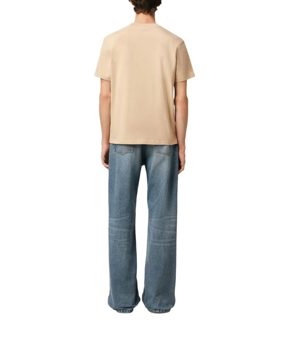 Ami Paris Short-Sleeved Crew Neck T-Shirt