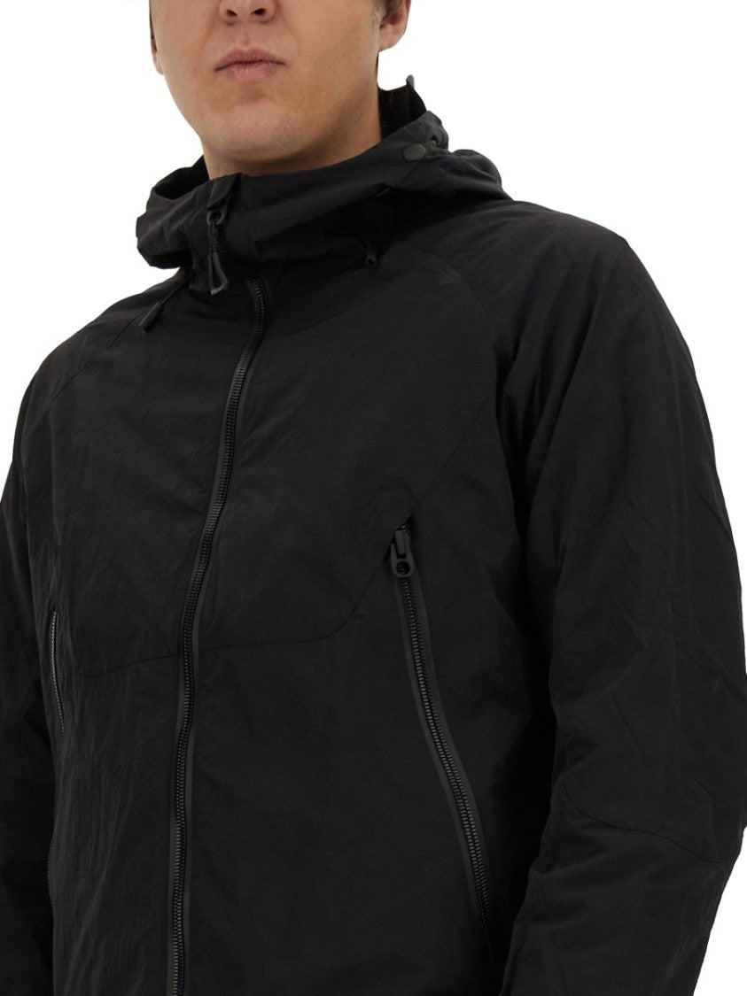 Jg1 Textured Nylon Hooded Jacket