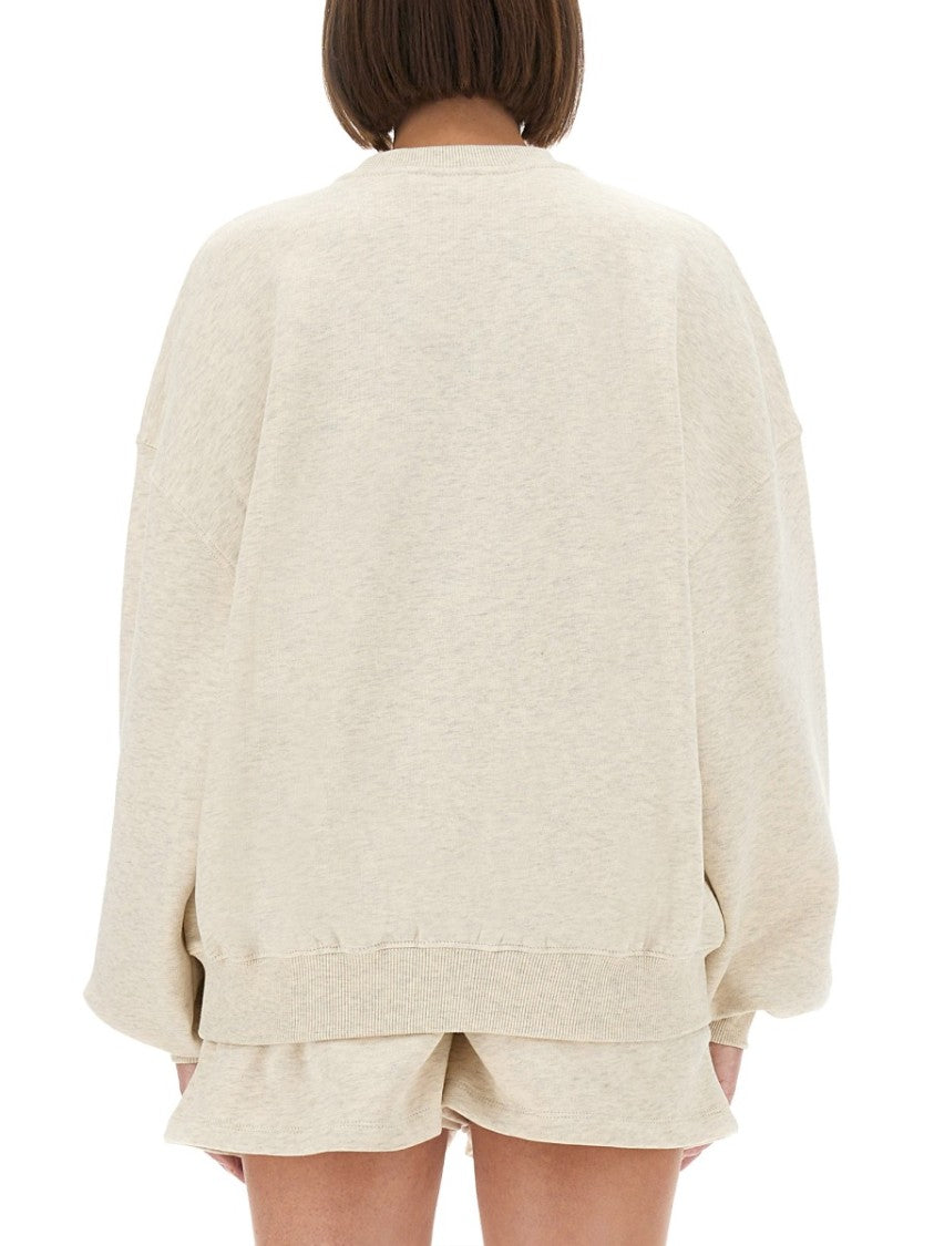 Rotate Birger Christensen Relaxed-Fit Sweatshirt With Graphic Logo