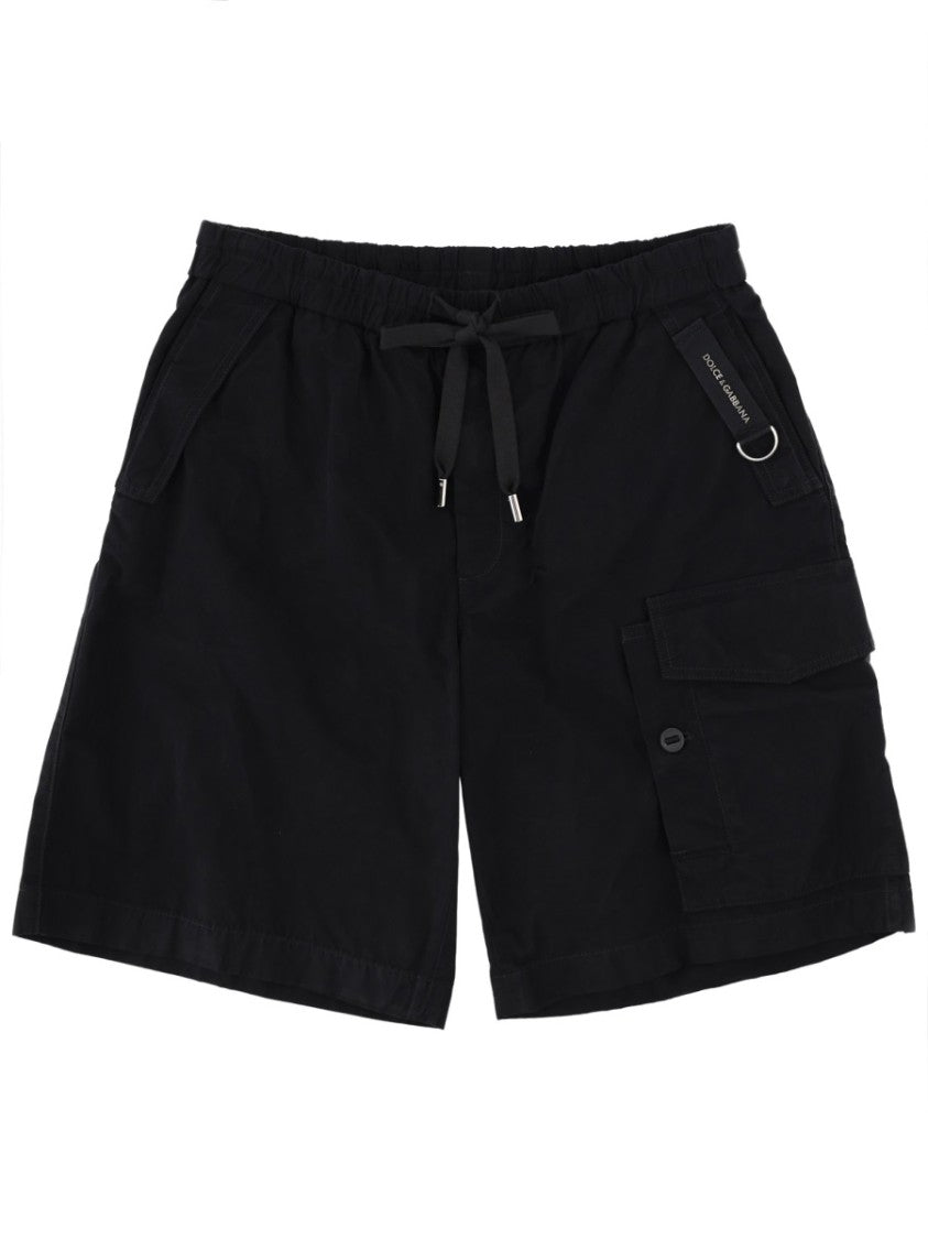 Dolce & Gabbana Relaxed Fit Functional Pockets Drawstring Shorts