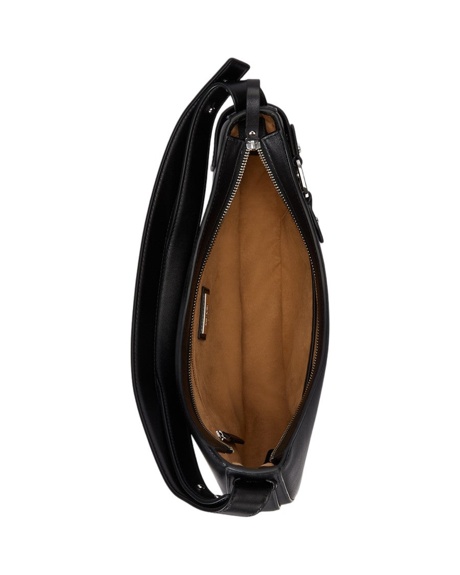 Lauren Ralph Lauren Structured Crescent Shoulder Bag
