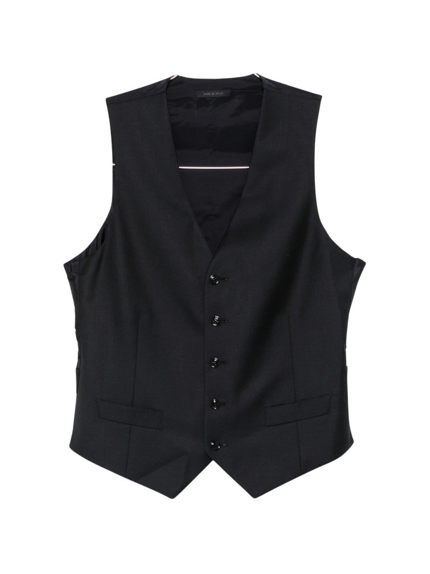 Giorgio Armani Tailored V-Neck Adjustable Strap Waistcoat
