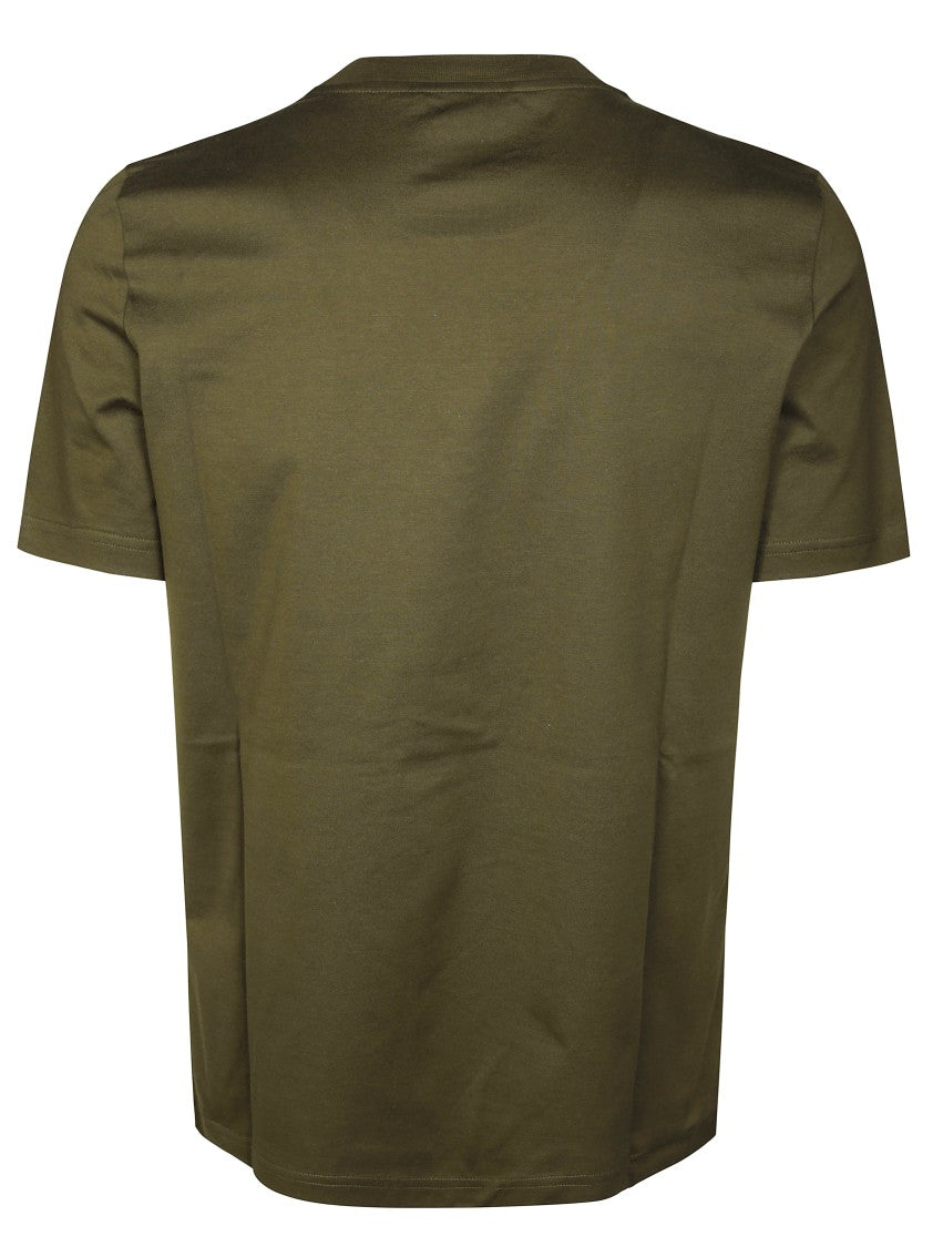 Marni Crew Neck T-Shirt With Embroidered Patch