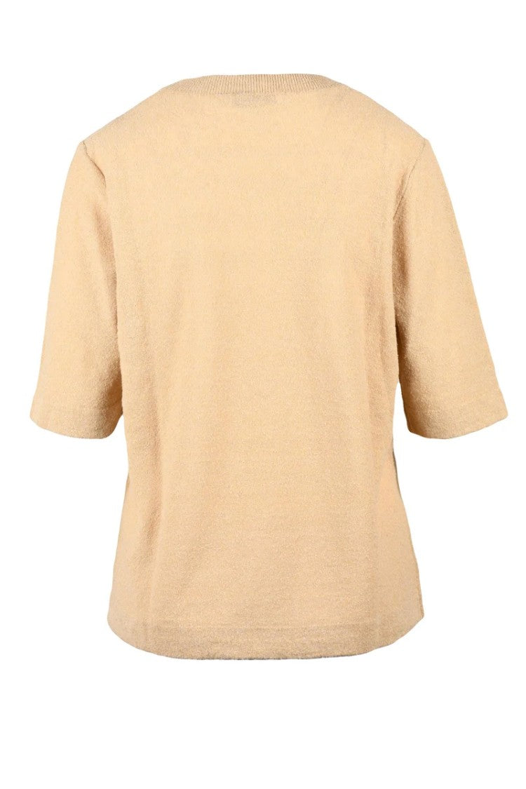 Max Mara Liana Sponge Effect Knit - Beige