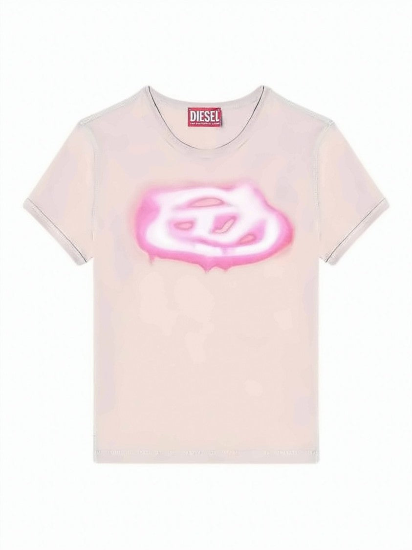 Diesel Short-Sleeve T-Shirt With Abstract Graphic