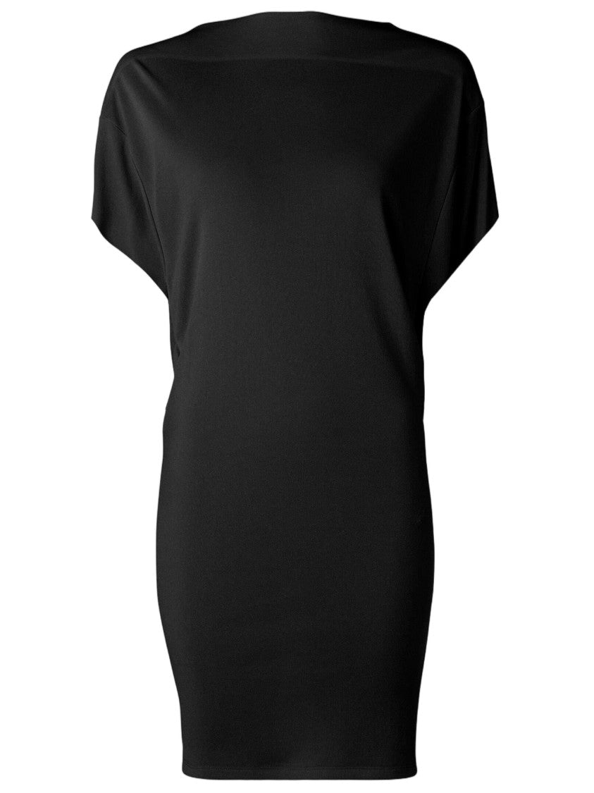Jacquemus Draped Back Viscose Jersey Mini Dress