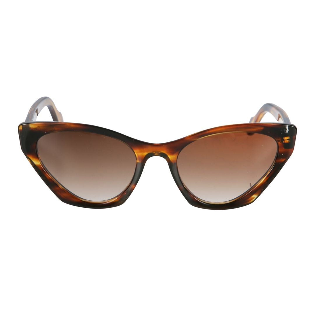 Kador Tortoiseshell Coachella Glamour Gradient Cat-Eye Sunglasses