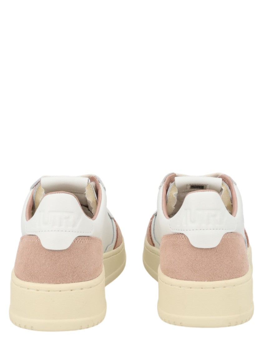 Autry Multicolour Smooth Leather Suede Panel Sneakers