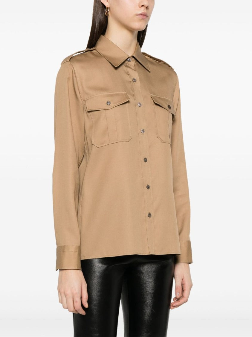 Tom Ford Tailored Yellow Shirt With Structured Collar