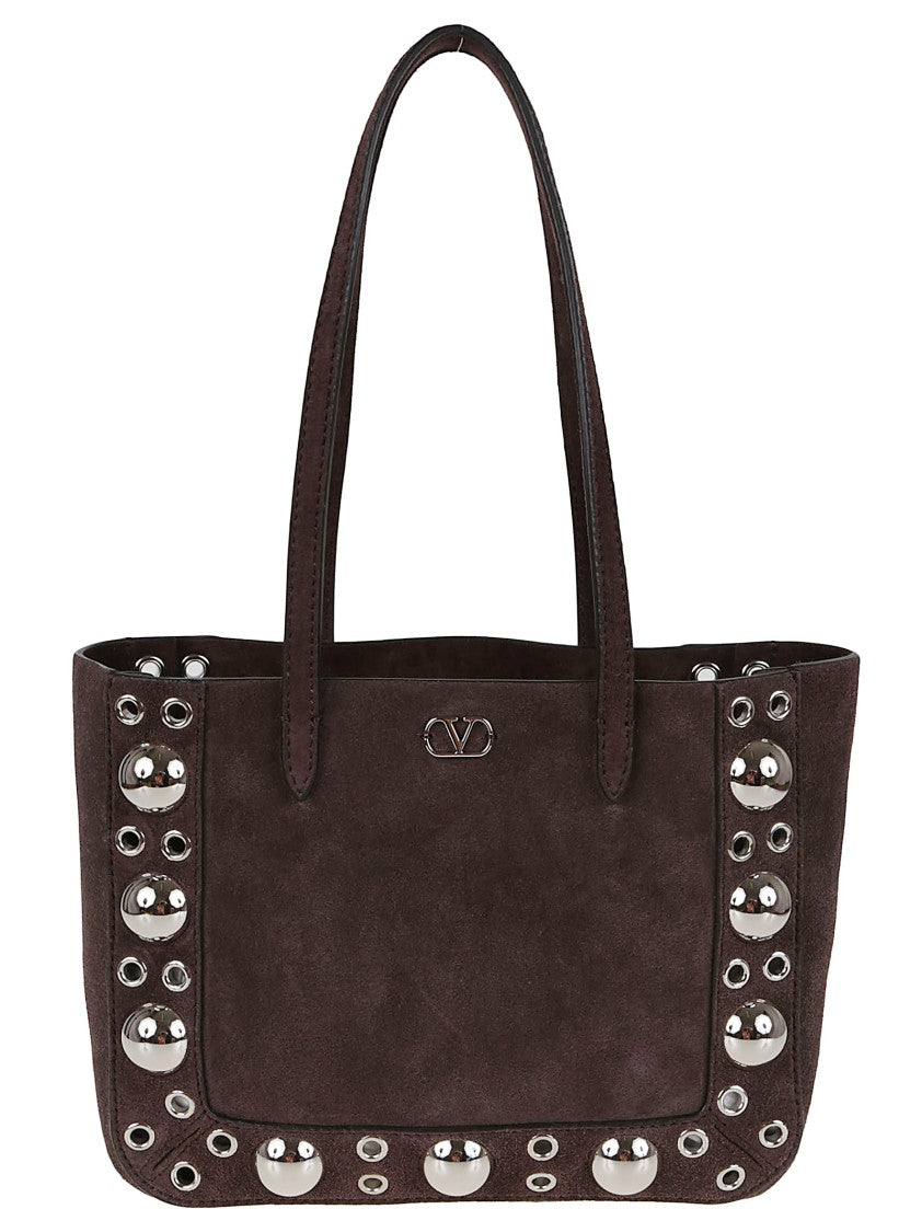 Valentino Garavani Nellcôte Mini Suede Tote Bag