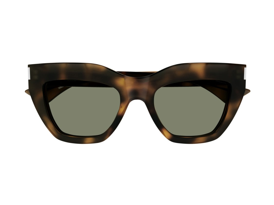Saint Laurent Sl 759 Metallic Tortoiseshell Oversized Square Sunglasses