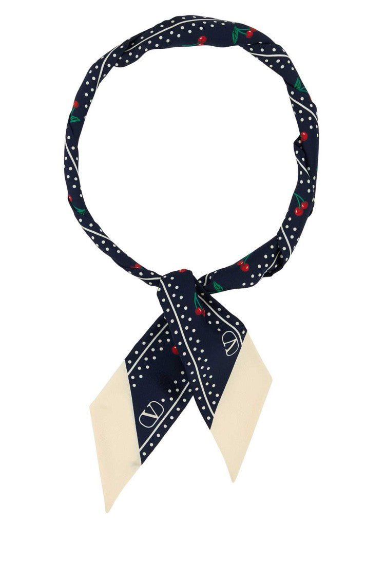 Valentino Garavani Printed Silk Cherryfic Foulard