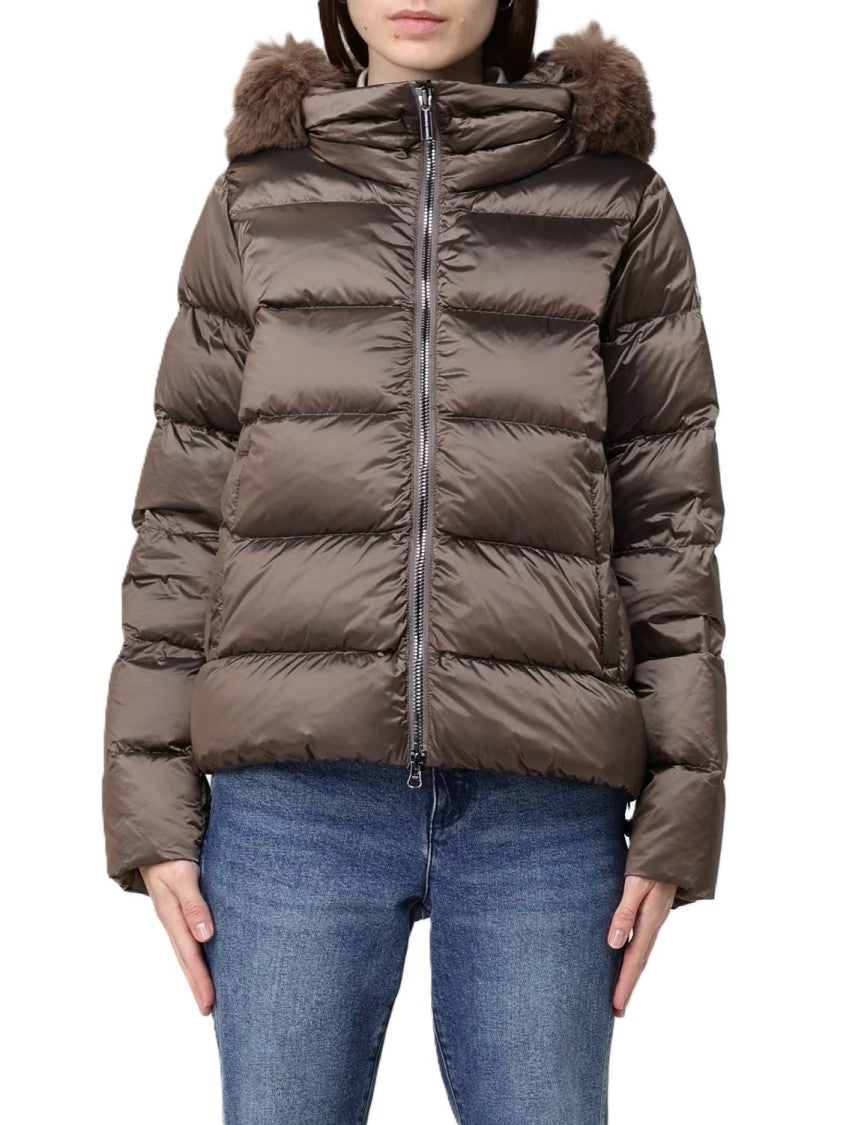 Colmar Originals High-Collar Puffer Jacket With Synthetic Fur Trim