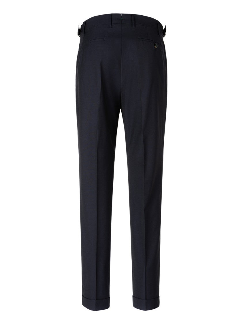 Berwich Tailored Black Relaxed Fit Pants
