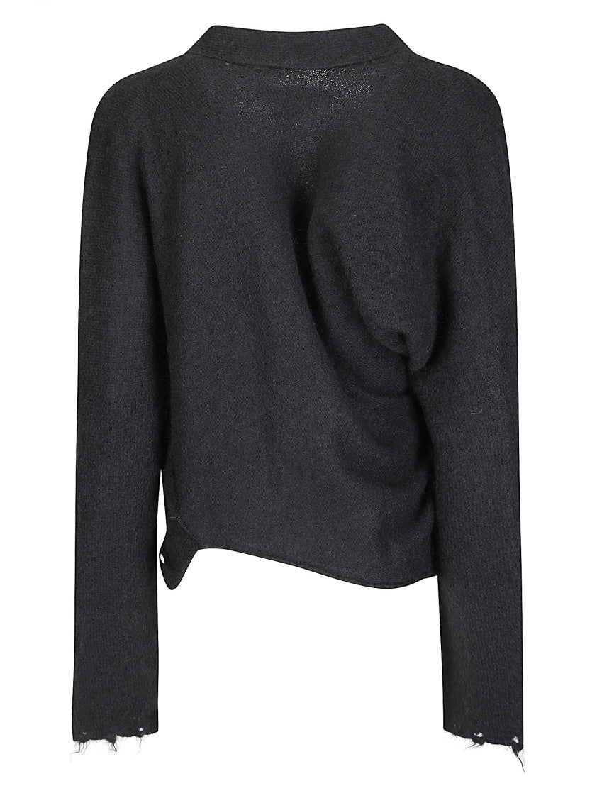Junya Watanabe Knit Sweater With Ribbed Cuffs By Junya Watanabe