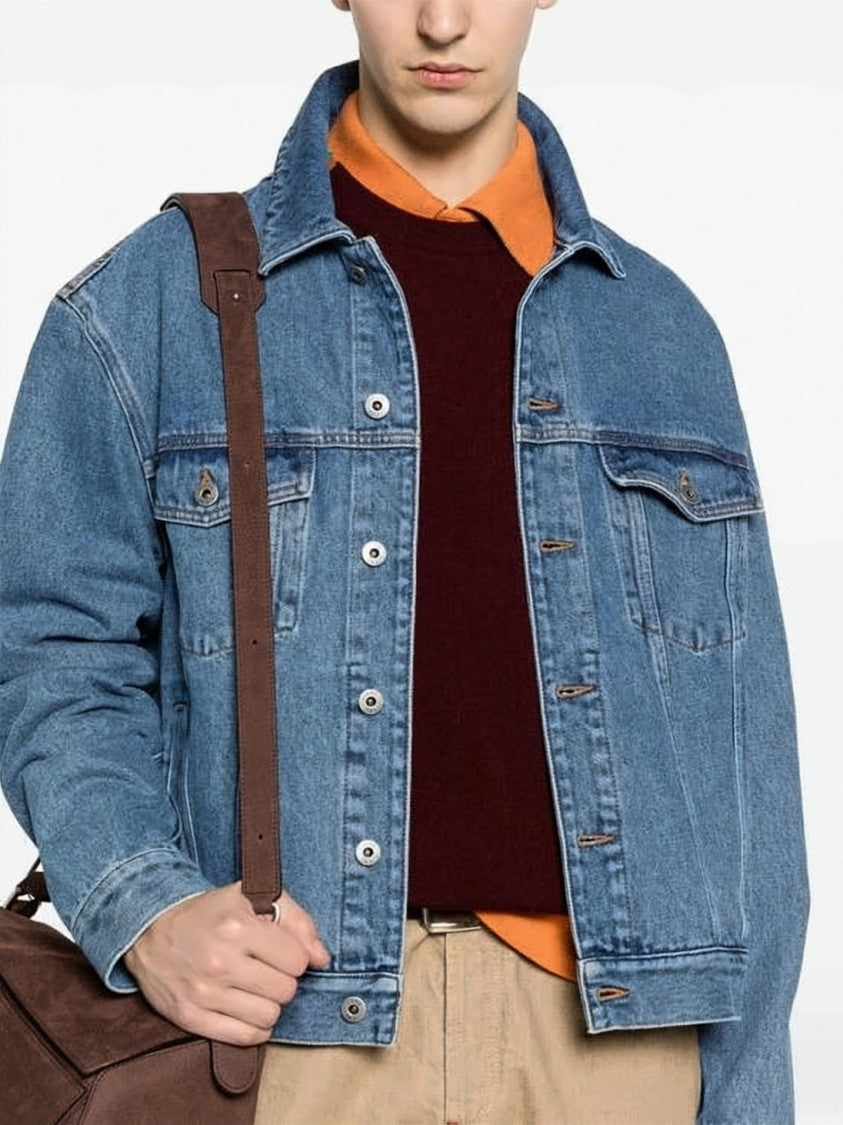 Loewe Classic Denim Jacket With Signature Accents