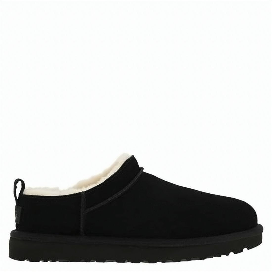 Ugg Suede Slip-On Mules With Plush Wool Lining