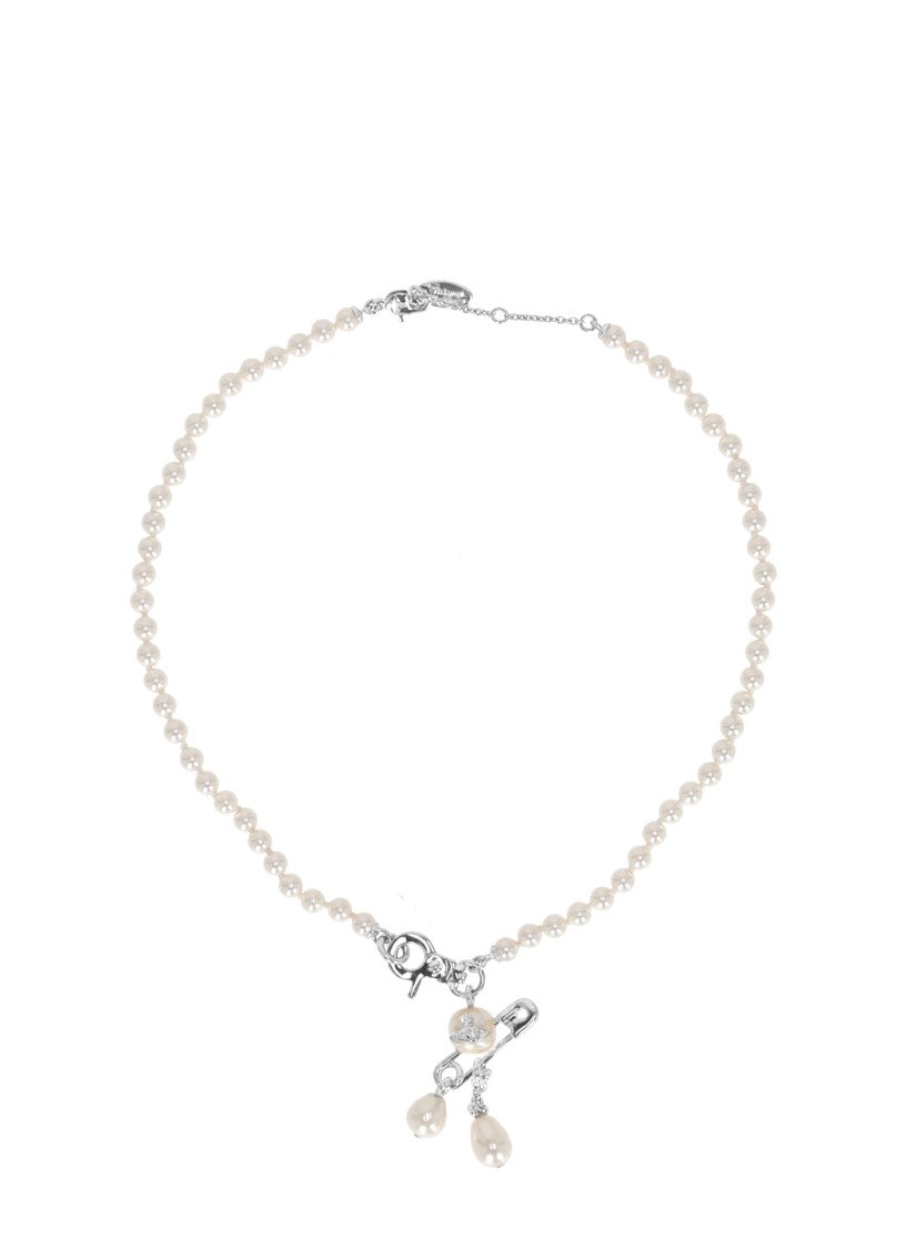 Vivienne Westwood Small Claude Pearl Necklace
